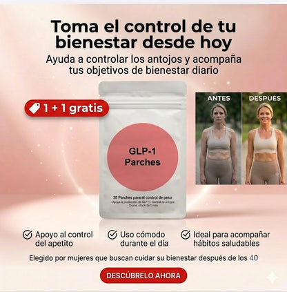 Parches GLP-1 – Apoyo Diario Para el Control del Apetito y el Metabolismo