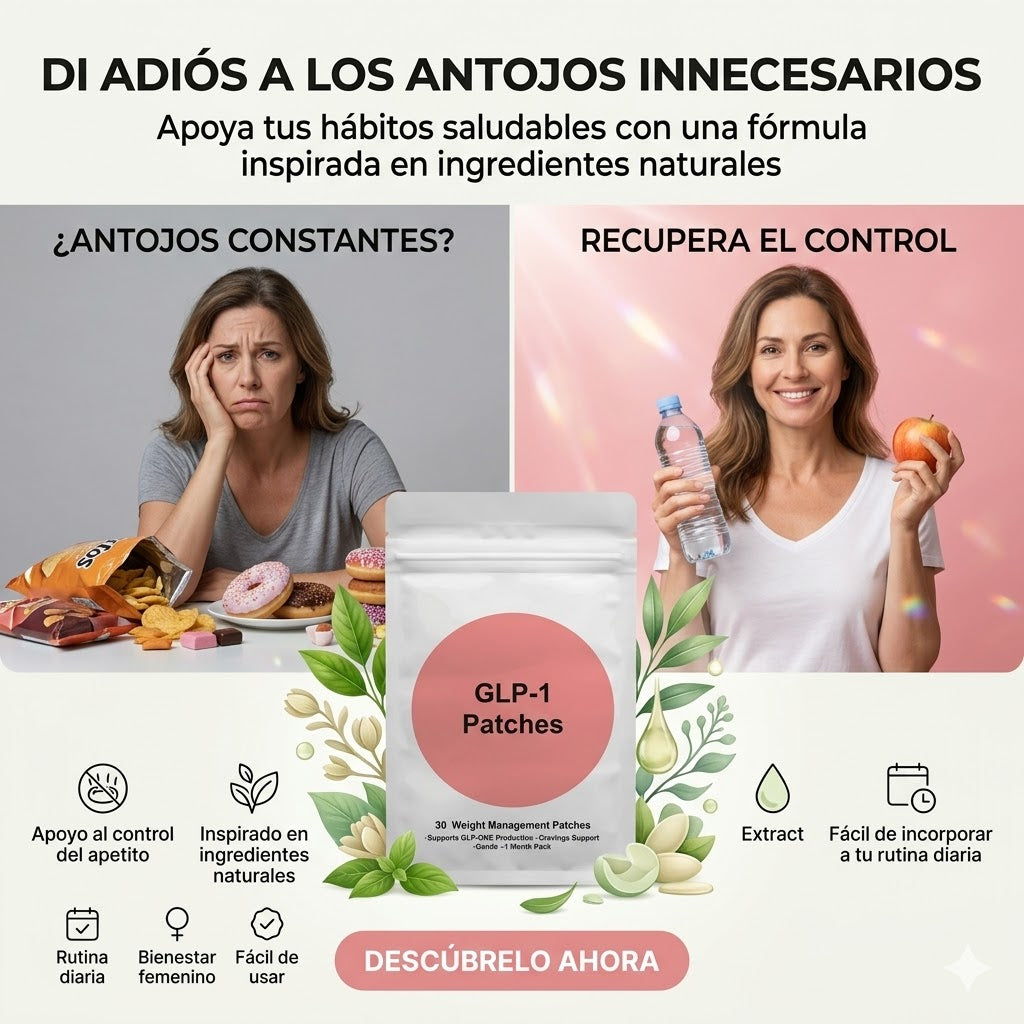 Parches GLP-1 – Apoyo Diario Para el Control del Apetito y el Metabolismo