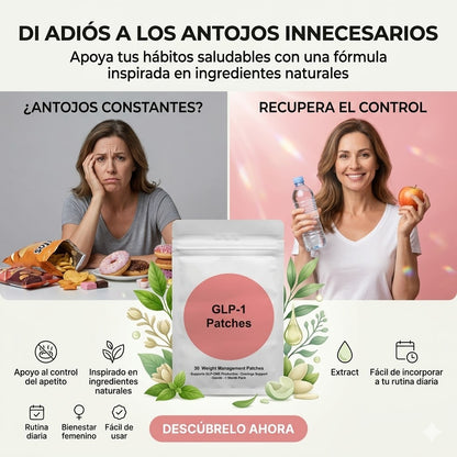 Parches GLP-1 – Apoyo Diario Para el Control del Apetito y el Metabolismo