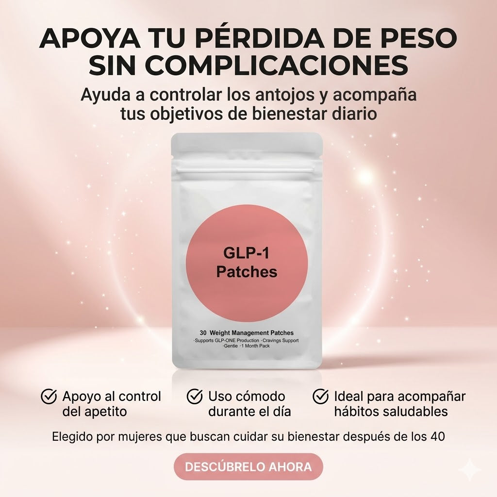Parches GLP-1 – Apoyo Diario Para el Control del Apetito y el Metabolismo
